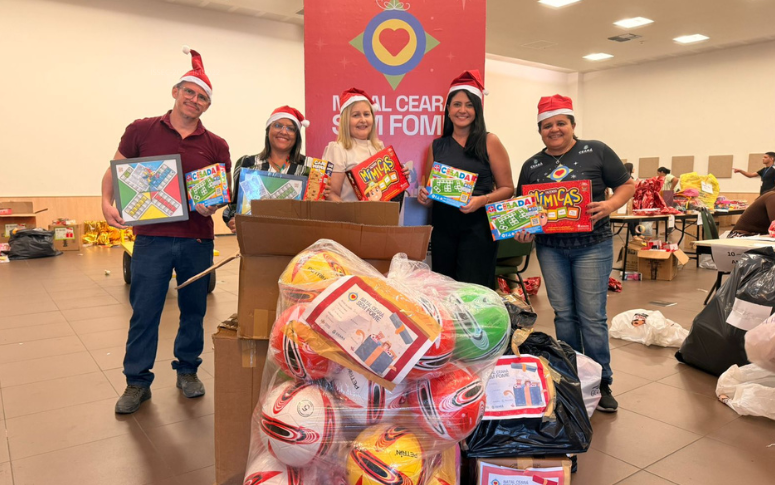 Issec arrecada mais de 300 brinquedos para crianças atendidas pelo Programa Ceará Sem Fome
