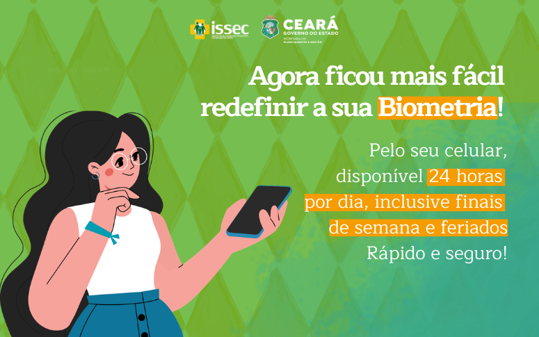 Redefinir sua Biometria ficou mais fácil: faça online e a qualquer hora!